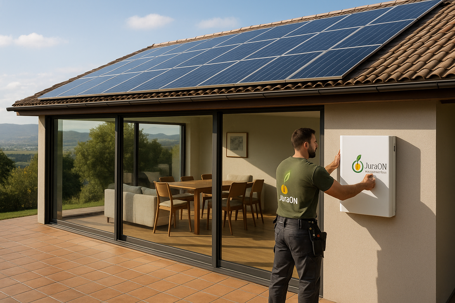 Instalación de autoconsumo solar con batería en Málaga